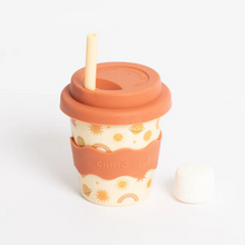 Load image into Gallery viewer, Chino Club Babychino Cup: Happy Skies 4oz