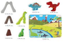 Load image into Gallery viewer, Dinosaur Playset in Tin