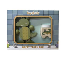 Load image into Gallery viewer, Wooden Happy Teeth Duo With Story Book - Crocodile
