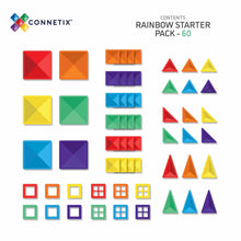 Load image into Gallery viewer, Connetix Tiles - Rainbow Starter Pack 60 piece set