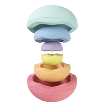 Load image into Gallery viewer, Stapelstein INSIDE Balance Stepping Stones - Rainbow Pastel (Set of 6)