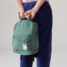 Load image into Gallery viewer, Miffy Canvas Back Pack - Small: Green