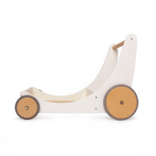 Load image into Gallery viewer, Kinderfeets Wooden Cargo Walker - White