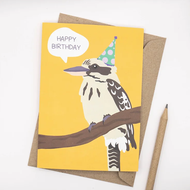 Tilly Scribbles - Kookaburra Birthday Card