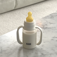 Load image into Gallery viewer, BIBS Silicone Sippy Bottle 150ml: Ivory
