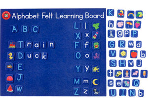 Felt Learning Board: Alphabet