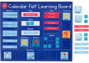 Felt Learning Board: Calendar