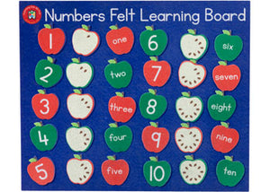 Felt Learning Board: Numbers