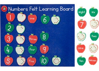 Felt Learning Board: Numbers