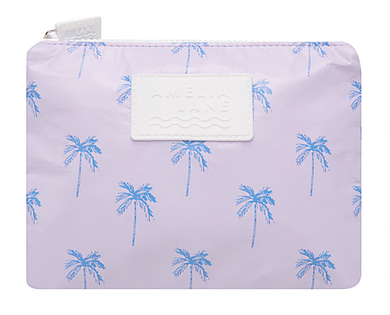 Amelia Lane Wet Bag - Small: Lilac Palms