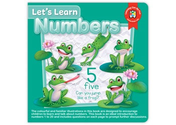 Let's Learn Numbers Board Book - The Sensory Studio