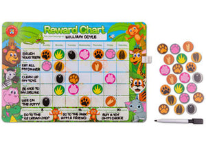 Magnetic Reward Chart: Jungle