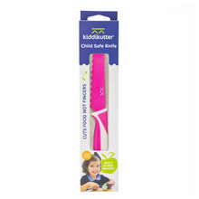 Load image into Gallery viewer, KiddiKutter Child Safety Knife: Bright Pink