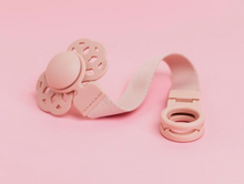 Load image into Gallery viewer, BIBS Pacifier Dummy Clip Loop: Blush