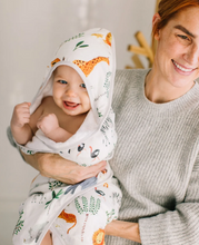 Load image into Gallery viewer, LouLou Lollipop: Hooded Towel Set - Safari Jungle