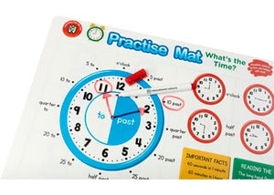 Practise Mat - What's the Time? - The Sensory Studio