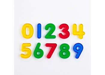 Transparent Numbers: 10 Piece Set