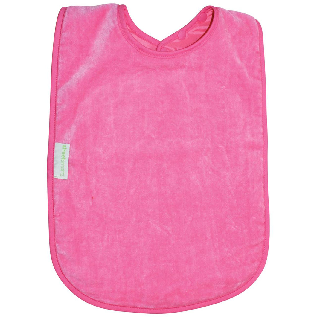 Streetsmartz Towel Youth Protector Bib - Pink