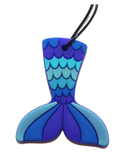 Load image into Gallery viewer, Jellystone Designs Chew Necklace: Mermaid Tail (Ocean) - The Sensory Studio