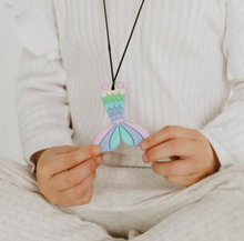 Load image into Gallery viewer, Jellystone Designs Chew Necklace: Mermaid Tail (Ocean)