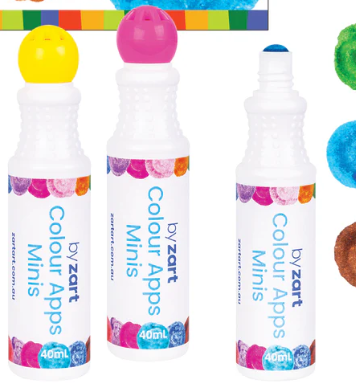 Zart Colour Apps Dot Paint Pen: Minis Box of 12