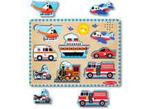 Load image into Gallery viewer, Melissa &amp; Doug - Vehicles Sound Puzzle