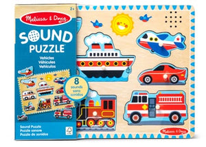 Melissa & Doug - Vehicles Sound Puzzle