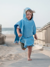 Load image into Gallery viewer, Coast Kids: Ningaloo Beach Towel: Blue (5-7 Years)