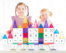 Load image into Gallery viewer, Learn &amp; Grow Toys: Magnetic Tile Toppers: Numeracy Pack (40 Piece)