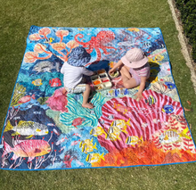 Load image into Gallery viewer, Rudie Nudie: Octopus’s Garden Picnic Rug