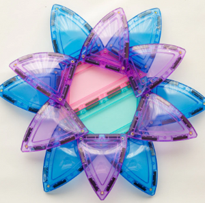 Learn & Grow Toys: Magnetic Tiles – Pastel Dome Pack (22 Piece) - PRE-ORDER