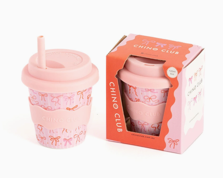 Chino Club Kids Keep Cup: Pink Bows