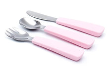 Load image into Gallery viewer, We Might be Tiny: Toddler Cutlery Set: Powder Pink