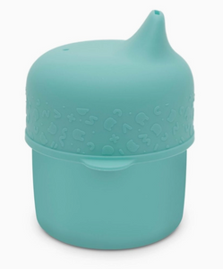 We Might be Tiny Silicone Sippie Cup Set: Pistachio