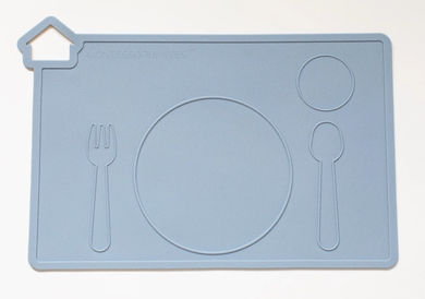 Montessori Mates Silicone Placemat | Misty Grey