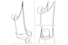 Load image into Gallery viewer, Sensory Chair Pod Swing: Canvas Blue/Pink: Pre-Order