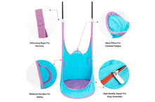 Load image into Gallery viewer, Sensory Chair Pod Swing: Canvas Blue/Pink: Pre-Order