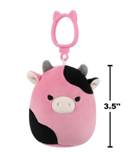 Load image into Gallery viewer, Squishmallows 3.5" Clip on Little Plush Toy: Cow - Pollyanna