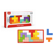 Load image into Gallery viewer, Wooden Puzzle Cubes Game