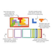 Load image into Gallery viewer, Wooden Puzzle Cubes Game