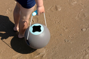 Quut Ballo Water Bucket: Bungee Grey