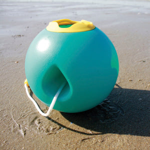 Quut Mini Ballo Water Bucket: Vintage Blue and Yellow