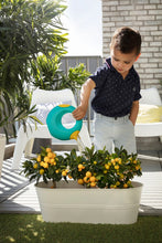 Load image into Gallery viewer, Quut Cana Large Watering Can Lagoon Blue &amp; Yellow - The Sensory Studio