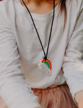 Load image into Gallery viewer, Jellystone Designs Chew Necklace: Rainbow (Pastel)