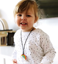 Load image into Gallery viewer, Jellystone Designs Chew Necklace: Rainbow (Bright)
