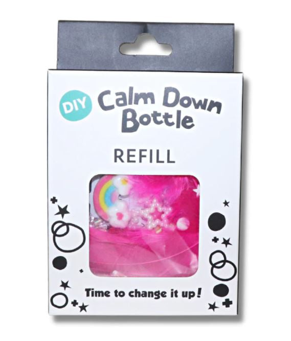 Jellystone Designs Calm Down Sensory Bottle Refill: Rainbow