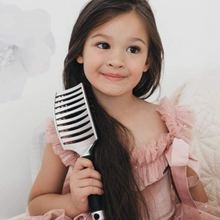 Load image into Gallery viewer, Happy Hair Brush - Silver