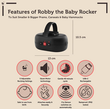 Load image into Gallery viewer, ZAZU: Baby &amp; Pram Rocker - Robby the Rocker