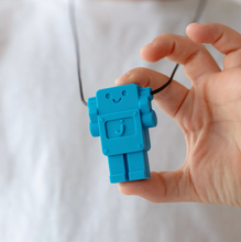 Load image into Gallery viewer, Jellystone Designs Chew Necklace: Robot - Green Camo