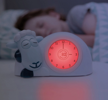 Load image into Gallery viewer, ZAZU: Sleep Trainer and Clock - Sam the Lamb Grey